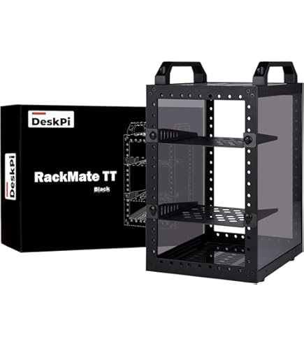 Amazon | GeeekPi 8U サーバーキャビネット 10インチ サーバーラック